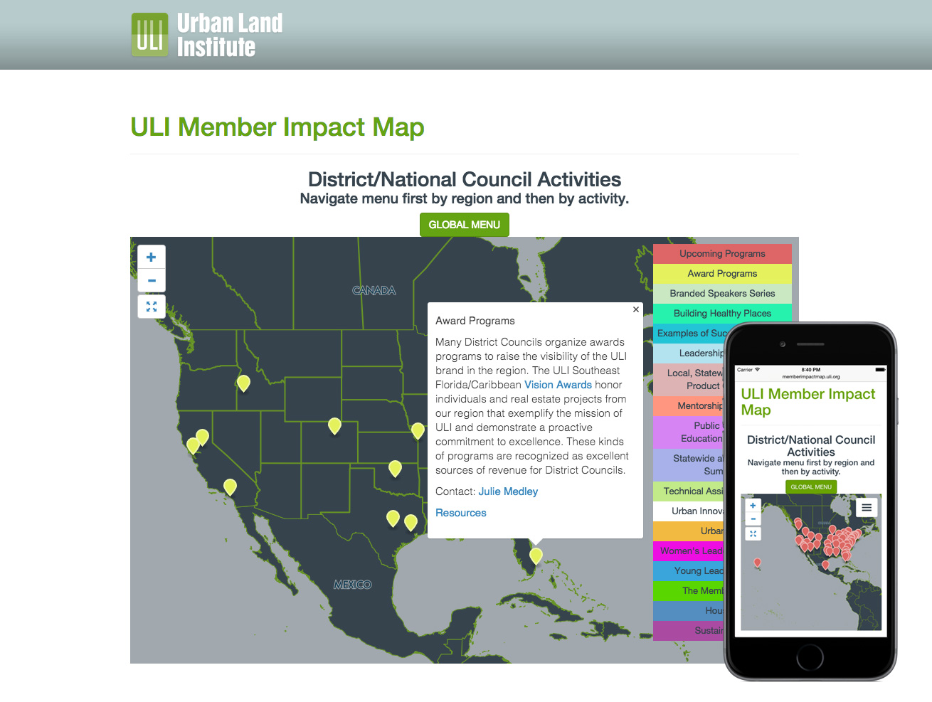 ULI - Mapbox component